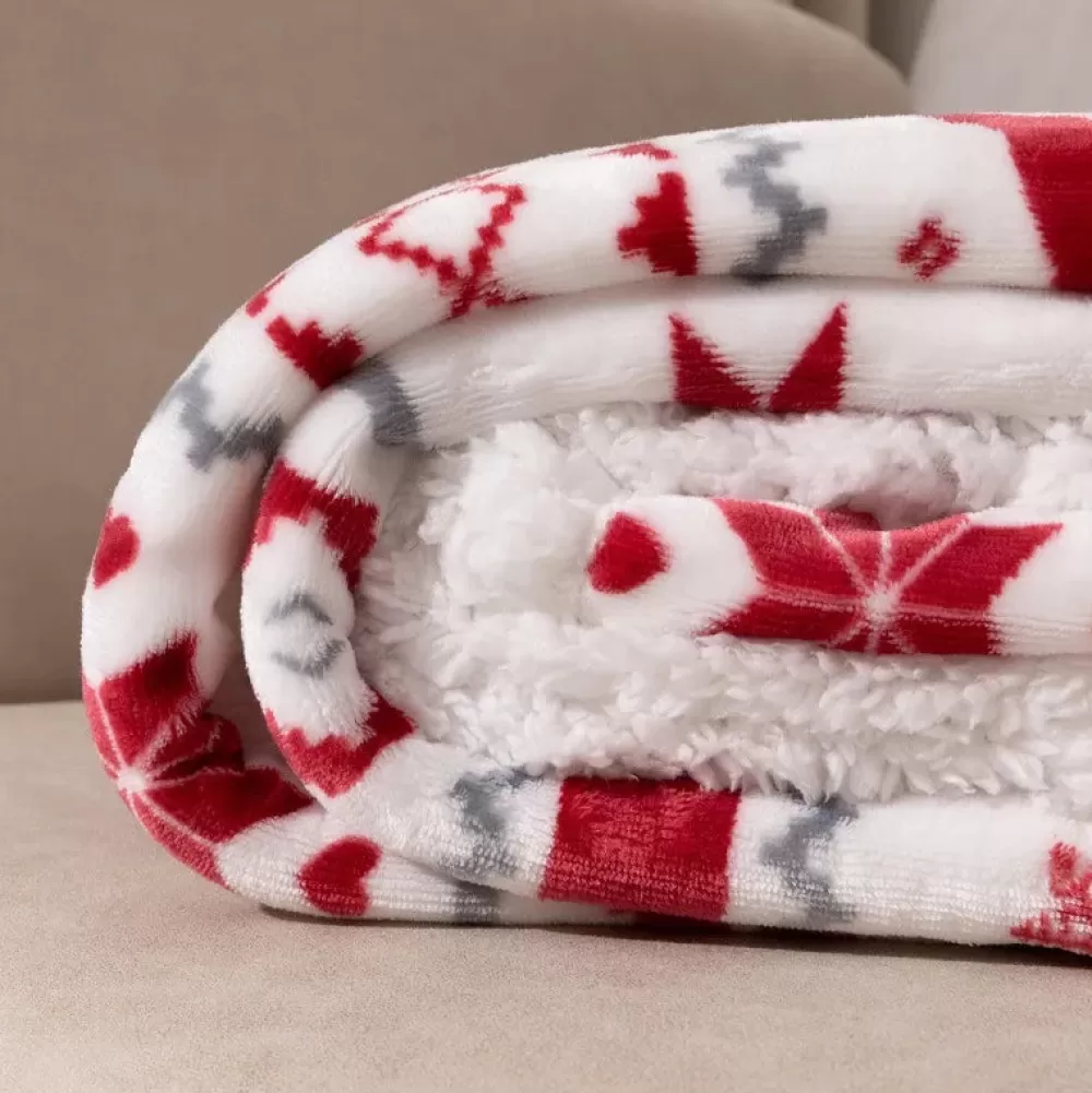 Clearance Plaid De Noël Polaire Plaids De Noël