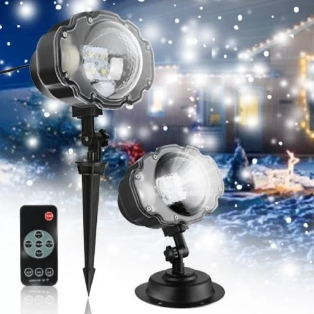 Best Projecteur Noël Chute De Neige Projecteurs De Noël