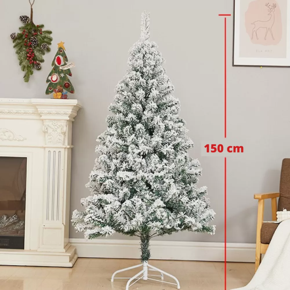 New Sapin De Noël Artificiel Blanc - 150 Cm Sapins De Noël Artificiels | Décorations De Noël Scandinaves