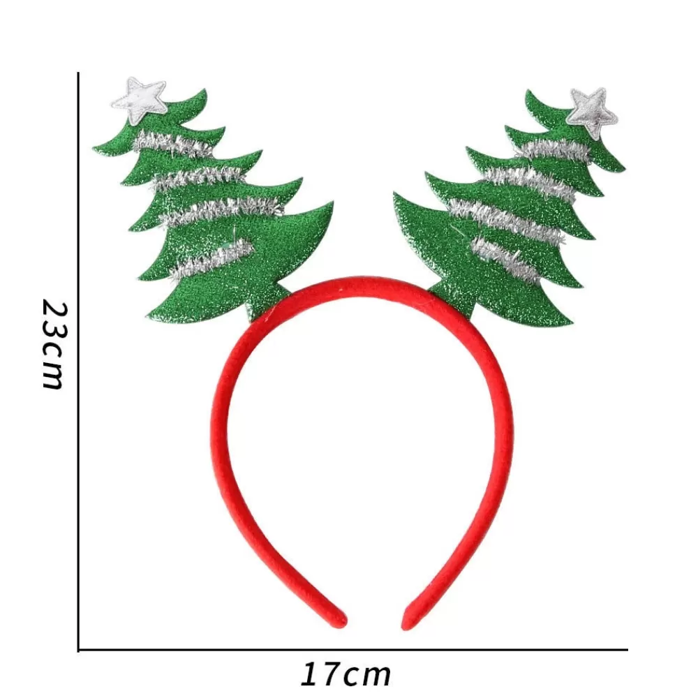 Outlet Serre-tête Sapin Noël Vert Décorations De Noël Pas Cher | Serre-Têtes De Noël