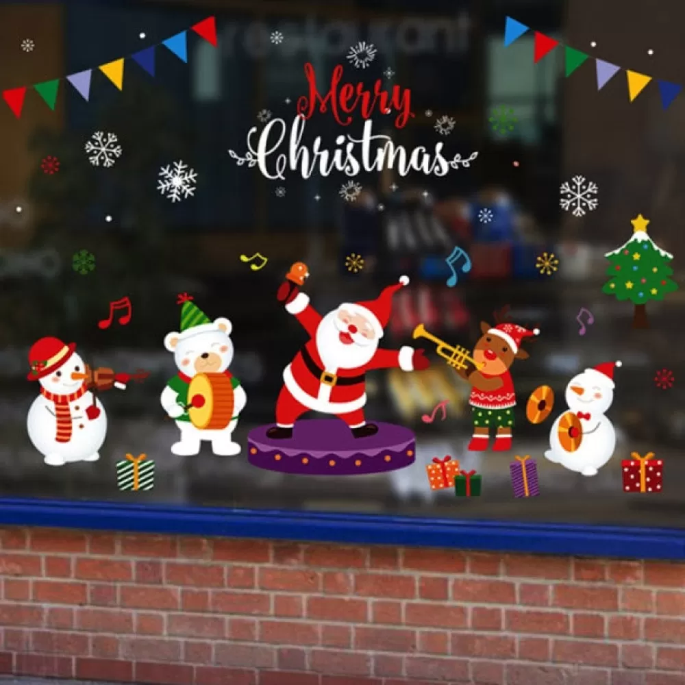Best Stickers De Noël - Décoration Fenêtre Gommettes Et Stickers De Noël