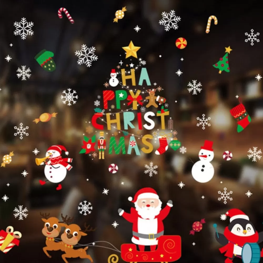 Discount Stickers De Noël - Pingouin Décorations De Noël Pas Cher | Gommettes Et Stickers De Noël