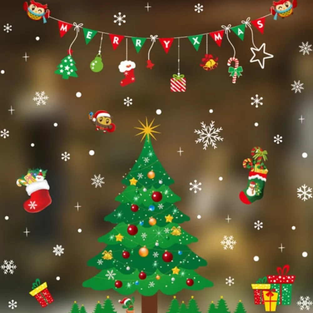 Sale Stickers De Noël - Sapin Décorations De Noël Pas Cher | Gommettes Et Stickers De Noël