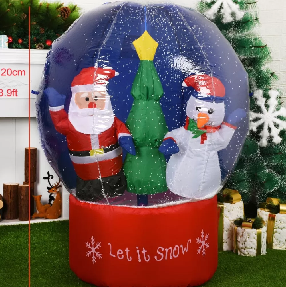 Discount Structure De Noël Gonflable : Boule De Neige Let It Snow Structures Gonflables De Noël