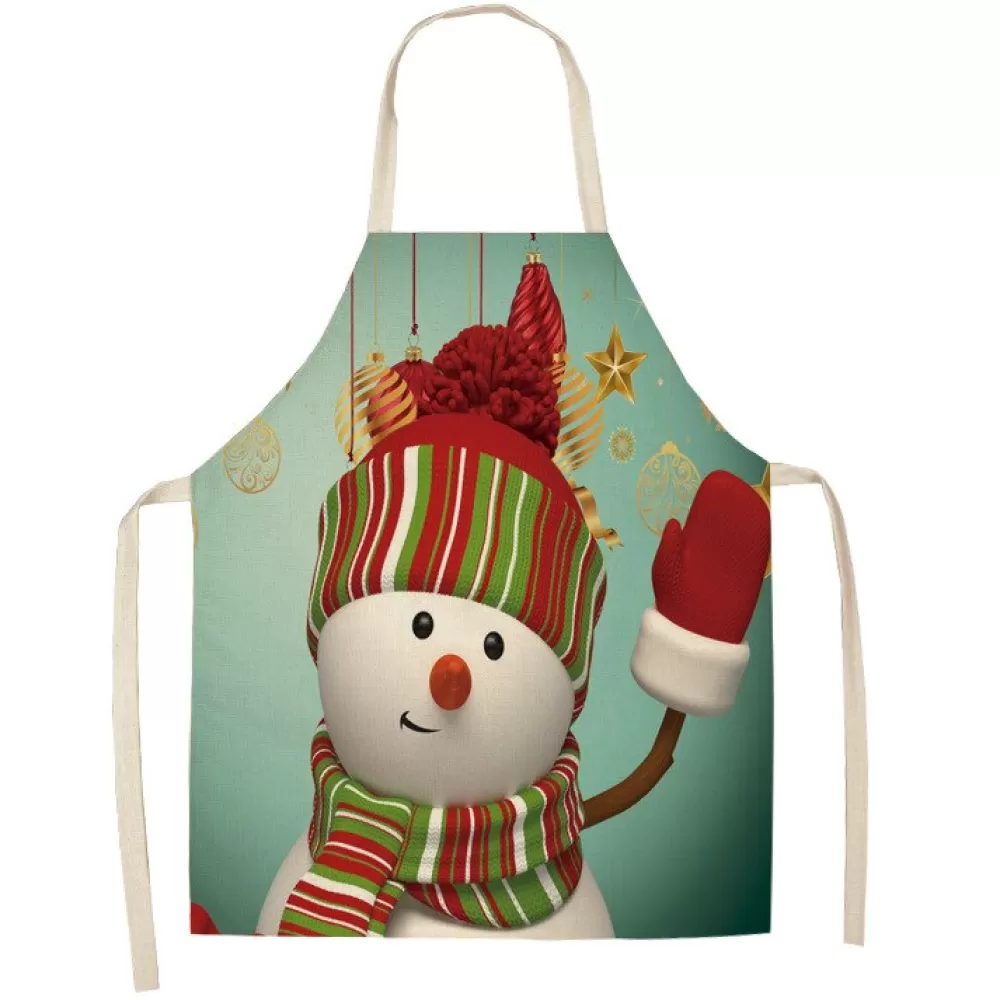 Fashion Tablier De Cuisine Noël Décorations De Noël Pas Cher | Tablier De Noël