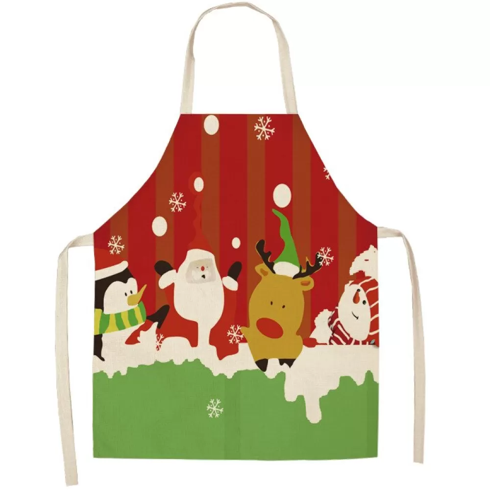 Online Tablier De Noël Enfant - Amis Du Père Noël Décorations De Noël Pas Cher | Tablier De Noël