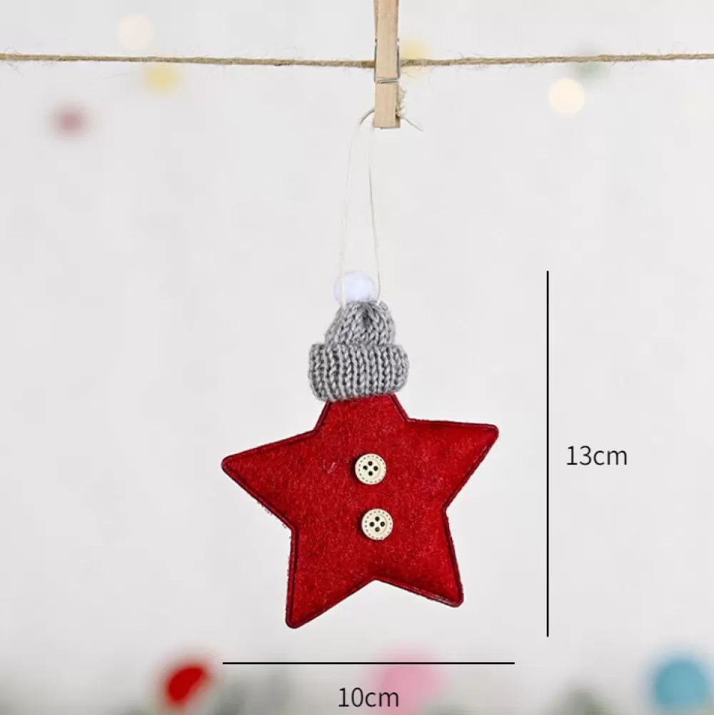 Sale Étoile De Noël En Feutrine Décorations De Noël Pas Cher | Étoiles De Noël