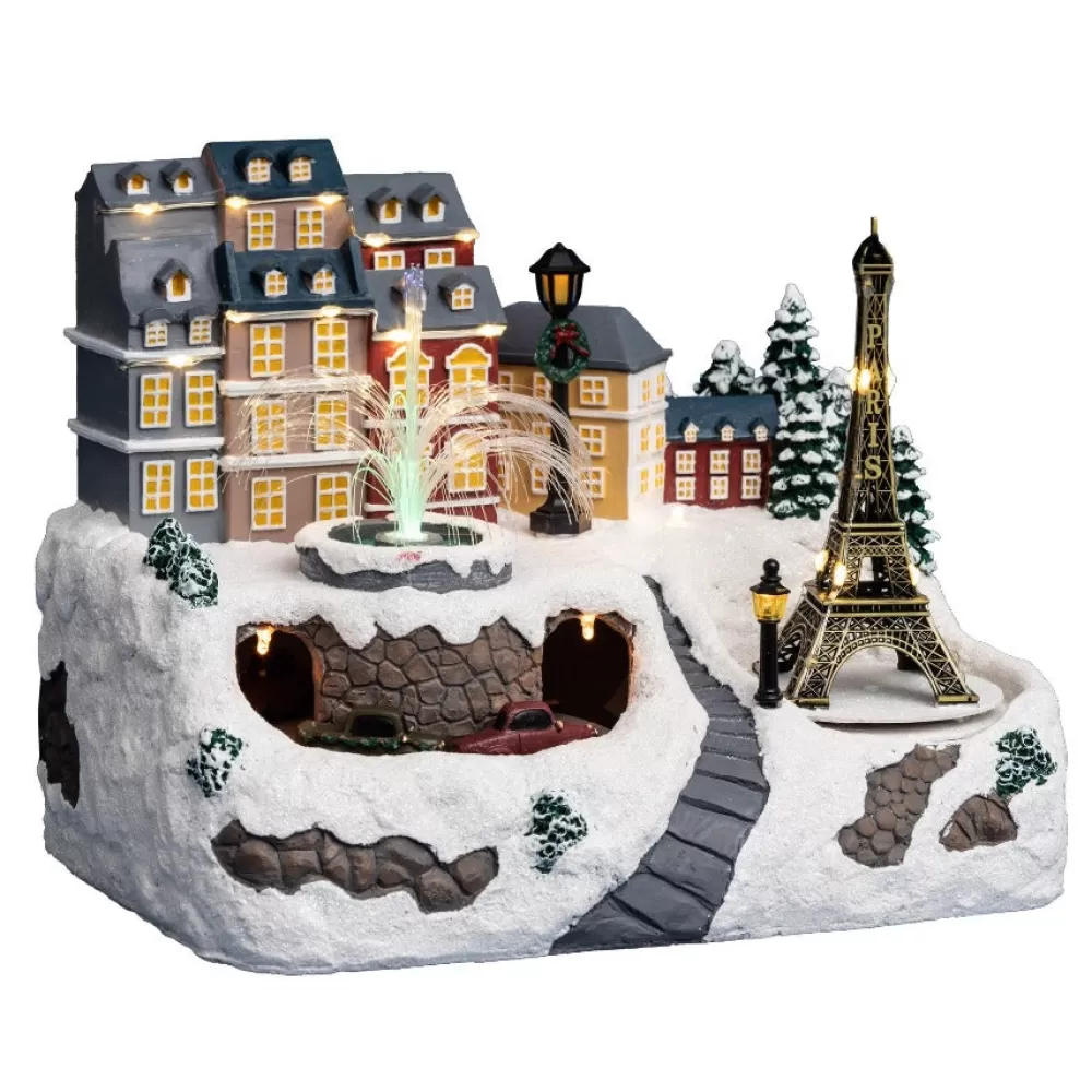 Best Sale Village De Noël Lumineux - Paris & Tour Eiffel Villages De Noël