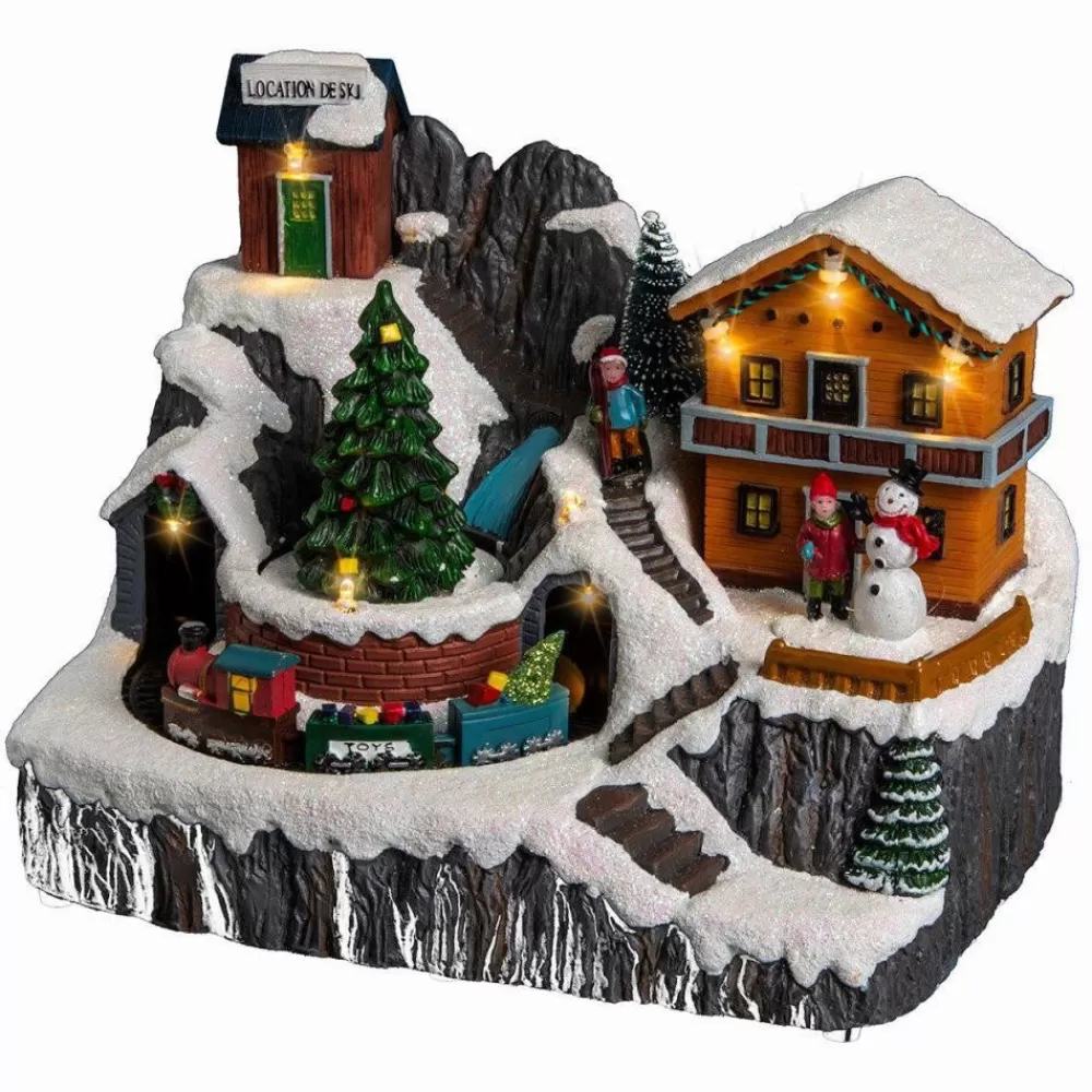 Best Sale Village Lumineux De Noël - Le Chalet Villages De Noël